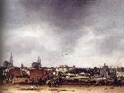 POEL, Egbert van der View of Delft after the Explosion of 1654 af Norge oil painting reproduction